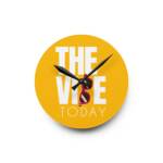 The Vibe Today Acrylic Wall Clock - Stylish Modern Timepiece for Home Decor