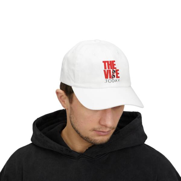 Stylish Classic Dad Cap with 'THE VISE .TODAY' Design - Image 3