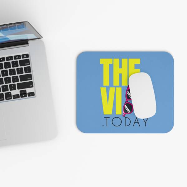 Trendy Mouse Pad with 'THE VIBE .TODAY' Design | Perfect Gift for Work & Play - Image 4