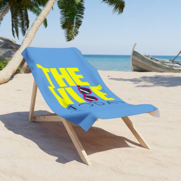 The Vibe Today Beach Towel - Stylish Summer Accessory for Relaxation and Fun - Image 2